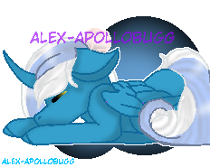 Size: 232x185 | Tagged: safe, artist:apollobugg, oc, oc:fleurbelle, alicorn, pony, alicorn oc, bow, eyes closed, female, hair bow, horn, mare, simple background, sleeping, transparent background, watermark, wings