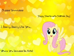 Size: 1210x906 | Tagged: safe, artist:mlpfan3991, fluttershy, pegasus, pony, g4, hearts and hooves day, holiday, valentine's day, valentine's day card