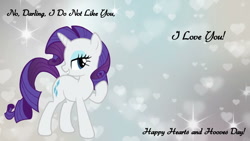 Size: 852x480 | Tagged: safe, artist:mlpfan3991, rarity, pony, unicorn, g4, hearts and hooves day, holiday, valentine's day, valentine's day card