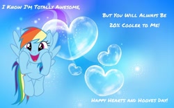 Size: 1210x756 | Tagged: safe, artist:mlpfan3991, rainbow dash, pegasus, pony, g4, hearts and hooves day, holiday, valentine's day, valentine's day card