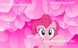 Size: 1210x756 | Tagged: safe, artist:mlpfan3991, pinkie pie, earth pony, pony, g4, hearts and hooves day, holiday, pink, valentine's day, valentine's day card