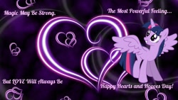 Size: 1210x681 | Tagged: safe, artist:mlpfan3991, twilight sparkle, alicorn, pony, g4, hearts and hooves day, holiday, solo, twilight sparkle (alicorn), valentine's day, valentine's day card
