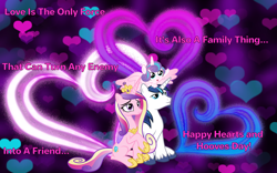 Size: 1210x756 | Tagged: safe, artist:mlpfan3991, princess cadance, princess flurry heart, shining armor, alicorn, pony, unicorn, g4, family, hearts and hooves day, holiday, valentine's day, valentine's day card