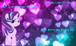 Size: 1210x740 | Tagged: safe, artist:mlpfan3991, starlight glimmer, pony, unicorn, g4, hearts and hooves day, holiday, valentine's day, valentine's day card