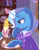 Size: 1920x2489 | Tagged: safe, artist:regendary, trixie, pony, unicorn, g4, book, bookshelf, counselor trixie, female, holiday, inkwell, magic, mare, older, older trixie, quill, scroll, solo, telekinesis, valentine's day