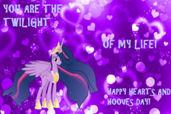 Size: 1280x854 | Tagged: safe, artist:mlpfan3991, twilight sparkle, alicorn, pony, g4, the last problem, female, hearts and hooves day, holiday, hoof shoes, mare, older, older twilight sparkle (alicorn), peytral, princess twilight 2.0, solo, twilight sparkle (alicorn), valentine's day, valentine's day card