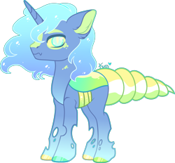Size: 2853x2649 | Tagged: safe, artist:kurosawakuro, oc, oc only, changepony, hybrid, pony, base used, high res, interspecies offspring, magical lesbian spawn, male, offspring, parent:princess luna, parent:queen chrysalis, parents:chrysaluna, simple background, solo, transparent background