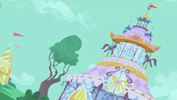 Size: 1280x720 | Tagged: safe, screencap, g4, hearts and hooves day (episode), background, carousel boutique, no pony, ponyville, scenic ponyville