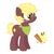 Size: 3200x3200 | Tagged: safe, artist:kazeronda, oc, oc only, earth pony, pony, apple, food, high res, solo