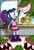 Size: 1280x1890 | Tagged: safe, artist:animeteor, sci-twi, twilight sparkle, equestria girls, g4, my little pony equestria girls: better together, my little shop of horrors, exclamation point, greenhouse, little shop of horrors, plant, reference, scared, this will not end well, watering can