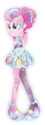 Size: 3000x8376 | Tagged: safe, artist:php178, derpibooru exclusive, pinkie pie, equestria girls, g4, my little pony equestria girls: rainbow rocks, my little pony: the movie, balloon, boots, bracelet, clasped hands, clothes, crystallized, cute, diapinkes, dress, happy, high heel boots, jewelry, ponied up, pony ears, shoes, simple background, solo, special, transparent background, vector