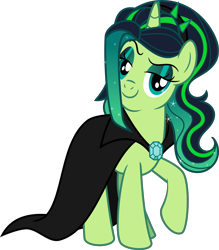 Size: 5856x6691 | Tagged: safe, artist:shootingstarsentry, oc, oc only, oc:prisma, pony, unicorn, absurd resolution, cloak, clothes, female, mare, simple background, solo, transparent background, vector