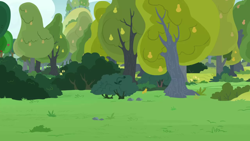 Size: 1280x720 | Tagged: safe, screencap, g4, the perfect pear, background, no pony, pear tree, scenic ponyville, tree