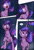 Size: 1920x2816 | Tagged: safe, artist:shieltar, part of a set, twilight sparkle, pony, unicorn, comic:giant twilight, g4, collarbone, comic, cute, dialogue, ethereal mane, ethereal tail, female, galaxy, gasp, giant pony, giant twilight sparkle, giantess, glowing eyes, jewelry, macro, magic, mare, necklace, part of a series, pony bigger than a galaxy, pony bigger than a planet, pony bigger than a solar system, pony bigger than a star, pony heavier than a black hole, pony heavier than a galaxy, signature, size difference, solo, space, starry mane, starry tail, stars, tangible heavenly object, unicorn twilight