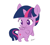 Size: 650x580 | Tagged: safe, artist:sion, twilight sparkle, alicorn, pony, g4, chibi, cute, eyelashes, female, mare, no pupils, rearing, signature, simple background, smol, solo, twiabetes, twilight sparkle (alicorn), white background