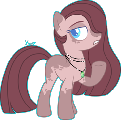 Size: 2752x2734 | Tagged: safe, artist:kurosawakuro, oc, oc only, earth pony, pony, base used, female, high res, mare, offspring, parent:mud briar, parent:pinkie pie, parents:briarpie, simple background, solo, transparent background