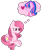 Size: 2399x2910 | Tagged: safe, artist:muhammad yunus, oc, oc only, oc:annisa trihapsari, oc:hsu amity, alicorn, earth pony, pony, alicorn oc, base used, blue hair, duo, duo female, earth pony oc, female, glasses, heart, high res, horn, mare, not rarity, not twilight sparkle, pink body, pink hair, sad, sad pony, simple background, transparent background, vector, wings