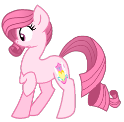 Size: 541x533 | Tagged: safe, artist:muhammad yunus, oc, oc only, oc:annisa trihapsari, earth pony, pony, base used, female, mare, not rarity, pink body, pink hair, simple background, solo, transparent background, vector