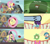 Size: 2080x1840 | Tagged: safe, edit, screencap, apple munchies, cherry berry, clover swirl, cut scene, fluttershy, goldengrape, lucky clover, meadow song, orange zest, prairie belle, sir colton vines iii, yuma spurs, earth pony, pegasus, pony, unicorn, buckball season, flutterdash (episode), g4, g4.5, my little pony: pony life, apple family member, appleloosa resident, buckball, bucket, clothes, female, flying, g4 to g4.5, giant pony, giantshy, gritted teeth, macro, magic, magic aura, male, mare, open mouth, solo, stallion, sunglasses, unnamed character, unnamed pony