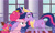 Size: 1920x1140 | Tagged: safe, artist:fantasia-bases, artist:libbythekautz, artist:savannah-london, pinkie pie, twilight sparkle, alicorn, earth pony, pony, g4, the last problem, background used, base used, canterlot, cute, ethereal mane, female, hug, jewelry, lesbian, older, older pinkie pie, older twilight, older twilight sparkle (alicorn), princess twilight 2.0, regalia, ship:twinkie, shipping, shipping fuel, twilight sparkle (alicorn), watermark, winghug, wings