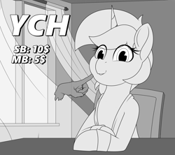 Size: 5500x4875 | Tagged: safe, artist:felixf, lyra heartstrings, pony, unicorn, g4, commission, hand, sketch, smiling, ych sketch, your character here