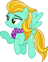 Size: 3278x4198 | Tagged: safe, artist:anime-equestria, lightning dust, pegasus, pony, g4, alternate hairstyle, female, simple background, smiling, solo, transparent background, vector, wings