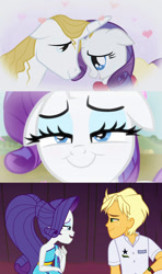 Size: 800x1350 | Tagged: safe, edit, screencap, prince blueblood, ragamuffin (g4), rarity, equestria girls, equestria girls specials, g4, my little pony equestria girls: better together, my little pony equestria girls: spring breakdown, simple ways, the ticket master, female, floppy ears, heart, male, rarimuffin, ship:rariblood, shipping, straight
