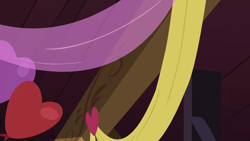 Size: 1280x720 | Tagged: safe, screencap, g4, the break up breakdown, applejack's barn, background, banner, decoration, liminal space, no pony, scenic ponyville