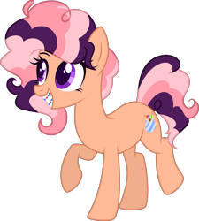 Size: 2137x2375 | Tagged: safe, artist:crystalponyart7669, oc, oc only, oc:sweet tooth, earth pony, pony, female, high res, mare, simple background, solo, transparent background