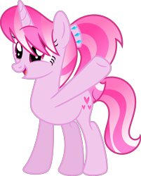 Size: 4838x6013 | Tagged: safe, artist:shootingstarsentry, oc, oc only, oc:rosey, pony, unicorn, absurd resolution, female, mare, simple background, solo, transparent background, vector