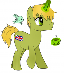 Size: 350x400 | Tagged: safe, artist:emerald star, pony, hetalia, nation ponies, ponified, solo, united kingdom