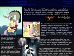 Size: 1600x1200 | Tagged: safe, edit, screencap, discord, fluttershy, angel, demon, g4, keep calm and flutter on, my little pony: friendship is magic, to where and back again, explanation, female, hug, implied discoshy, implied shipping, implied straight, male, screencap reference, shipping fuel, text, yin-yang