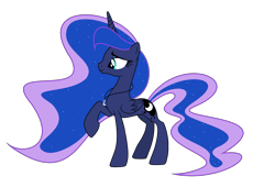 Size: 2561x1745 | Tagged: safe, artist:galaxyswirlsyt, princess luna, alicorn, pony, g4, high res, jewelry, necklace, raised hoof, simple background, solo, transparent background