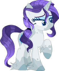Size: 306x368 | Tagged: safe, artist:artistcoolpony, artist:selenaede, rarity, pony, unicorn, g4, alternate design, alternate hairstyle, base used, coat markings, female, long feather, mare, simple background, solo, transparent background