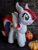 Size: 862x1120 | Tagged: safe, artist:sewpoke_, oc, oc:britannia (uk ponycon), bat pony, pony, uk ponycon, irl, photo, plushie, united kingdom