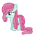 Size: 768x768 | Tagged: safe, artist:superiorwarrior, bubblegum brush, earth pony, pony, crusaders of the lost mark, g4, my little pony: friendship is magic, brush, cutie mark, female, filly, frown, long hair, long mane, long tail, sad, simple background, solo, transparent background, vector, worried