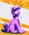 Size: 1616x1970 | Tagged: safe, artist:anticular, twilight sparkle, alicorn, pony, g4, chest fluff, choker, food, ice cream, leg fluff, licking, magic, messy hair, open mouth, simple background, sitting, solo, telekinesis, tongue out, twilight sparkle (alicorn), unshorn fetlocks