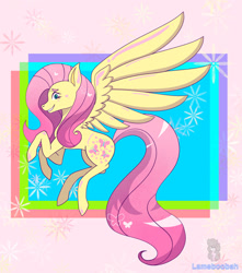 Size: 1024x1157 | Tagged: safe, artist:lameboobah, fluttershy, pegasus, pony, g4, female, mare, spread wings, wings