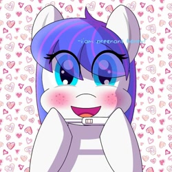 Size: 1000x1000 | Tagged: safe, artist:renoinstant's, oc, oc only, oc:starry pappermint, pegasus, pony, pregnant, solo