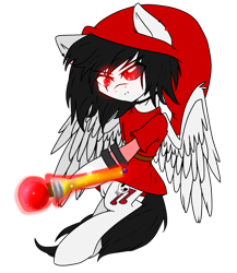 Size: 1300x1500 | Tagged: safe, alternate version, artist:juliet-gwolf18, oc, oc only, pegasus, pony, background removed, clothes, cosplay, costume, flying, glowing eyes, hat, link, pegasus oc, scepter, simple background, solo, the legend of zelda, transparent background, wings