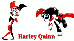 Size: 1280x720 | Tagged: artist needed, safe, pony, dc superhero girls, harley quinn, ponified, youtube link