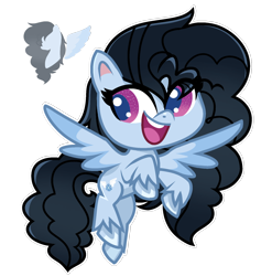 Size: 1448x1468 | Tagged: safe, artist:skyfallfrost, oc, oc only, oc:skyfall frost, pegasus, pony, g4.5, my little pony: pony life, female, mare, open mouth, pegasus oc, simple background, solo, transparent background