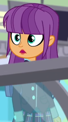 Size: 306x546 | Tagged: safe, edited screencap, screencap, ginger owlseye, human, equestria girls, g4, my little pony equestria girls: summertime shorts, shake things up!, clothes, cropped, crystal prep academy uniform, cute, fedora, female, hat, school uniform, skirt, solo