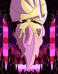 Size: 1005x1280 | Tagged: safe, artist:superhypersonic2000, fluttershy, bat pony, pony, g4, bat ponified, bedroom eyes, digital art, female, flutterbat, looking at you, mare, race swap, solo, upside down, wings