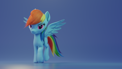 Size: 3840x2160 | Tagged: safe, artist:skytail07, rainbow dash, pegasus, pony, g4, 3d, high res, source filmmaker