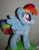 Size: 1024x1319 | Tagged: safe, artist:allunacraft, rainbow dash, pony, g4, irl, photo, plushie, solo