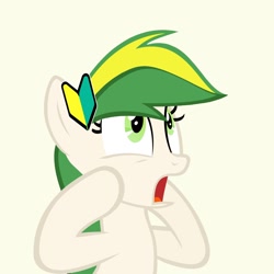 Size: 1200x1200 | Tagged: artist needed, safe, oc, oc only, oc:iipony, earth pony, pony, earth pony oc, female, mare, mascot, open mouth, screaming, solo, vector