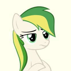 Size: 1200x1200 | Tagged: artist needed, safe, oc, oc only, oc:iipony, earth pony, pony, crossed arms, earth pony oc, female, mare, mascot, solo, unamused, vector