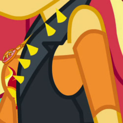 Size: 1920x1920 | Tagged: safe, screencap, sunset shimmer, equestria girls, equestria girls series, forgotten friendship, g4, boobshot, breasts, clothes, cropped, cutie mark, cutie mark on clothes, geode of empathy, jacket, leather, leather jacket, magical geodes, pictures of chests