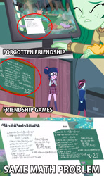 Size: 1000x1688 | Tagged: safe, edit, edited screencap, screencap, sci-twi, twilight sparkle, wallflower blush, equestria girls, equestria girls series, forgotten friendship, g4, my little pony equestria girls: friendship games, geometry, langley's adventitious angles, math, reused assets